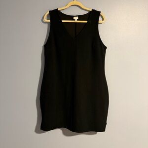 a new day Black Sleeveless Midi Dress